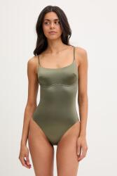 Calvin Klein női egyrészes fürdőruha - zöld XS