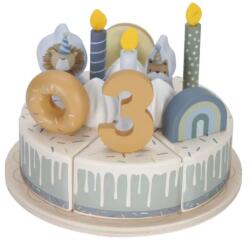 Little Dutch szülinapi torta - kék (LD8016)