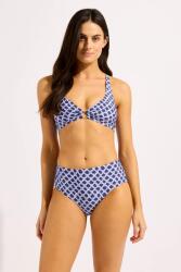 Seafolly melltartós bikini felső női Multi Fit Longline Tri - sötétkék L