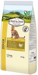 Chat&Chat csirkés szárazeledel lakásban tartott felnőtt macskáknak 14kg