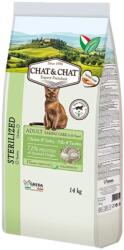 Chat&Chat csirkés és pulykás szárazeledel ivartalanított felnőtt macskáknak 14kg