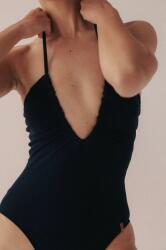 MUUV MUUV. egyrészes fürdőruha Plunge Fluff - fekete XS