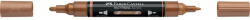 Faber-Castell Akril marker kétvégű MULTIMARK 252 Faber-Castell réz (FC185952) - officefirst