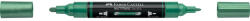 Faber-Castell Akril marker kétvégű MULTIMARK 295 Faber-Castell metál zöld (FC185995) - officefirst