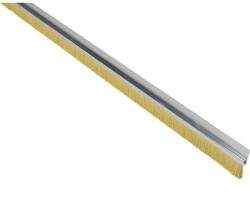SCH Ajtótömítő kefe egyenes léccel 2000 mm natúr sörte natúr alu (SCH-102279871)