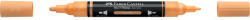 Faber-Castell Akril marker kétvégű MULTIMARK 416 Faber-Castell barack (FC185926) - officefirst