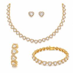 ElectraStore Set Bijuterii Tennis Gold Arianna Grande (C4950)