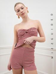 Missguided Többszínű Klasszikus Texturált Ujjatlan Felső Missguided Csíkokkal S