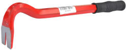  Feszítővas (pajszer) szegkihúzóval, műanyag markolattal 300x14mm