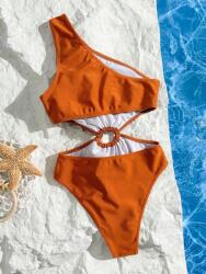 Shein Egyrészes Fürdőruha Sima Kivágásokkal Az Oldalán Shein S