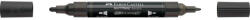 Faber-Castell Akril marker kétvégű MULTIMARK 299 Faber-Castell fényes fekete - suplix