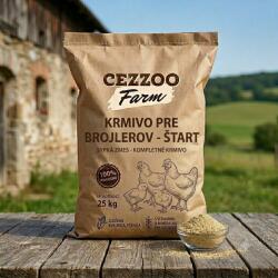  CEZZOO FARM krmivo pre brojlerov - štart sypké 25kg