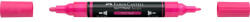 Faber-Castell Akril marker kétvégű MULTIMARK 253 Faber-Castell neon rózsaszín - suplix