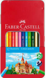 Faber-Castell Színes ceruza készlet hatszögletű kastélyos fém dobozban Faber-Castell 12klf. szín - suplix