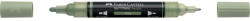 Faber-Castell Akril marker kétvégű MULTIMARK 172 Faber-Castell zsályazöld - suplix