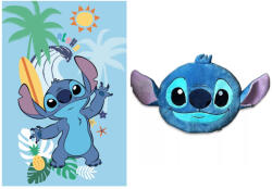  Disney Lilo és Stitch, A csillagkutya Summer Smile polár takaró és forma párna szett (EKING0802)