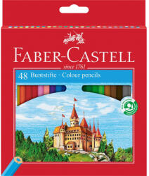 Faber-Castell Színes ceruza készlet hatszögletű kastélyos Faber-Castell 48klf. szín (68138) - irodaszerpiac