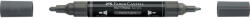 Faber-Castell Akril marker kétvégű MULTIMARK 181 Faber-Castell Payne-szürke (68296) - irodaszerpiac