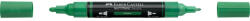 Faber-Castell Akril marker kétvégű MULTIMARK 316 Faber-Castell zöld (68269) - irodaszerpiac