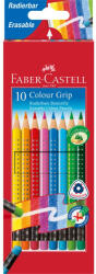 Faber-Castell Színes ceruza készlet háromszögletű GRIP Faber-Castell 10klf. szín (68109) - irodaszerpiac