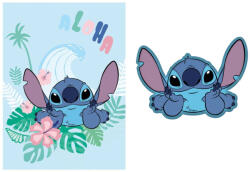  Disney Lilo és Stitch, A csillagkutya Aloha Belly coral fleece takaró és forma párna szett (EKING0800)