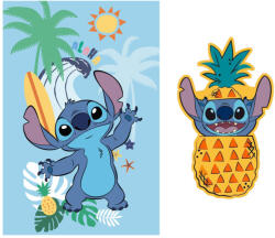  Disney Lilo és Stitch, A csillagkutya Summer Ananas polár takaró és forma párna szett (EKING0803)