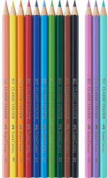Faber-Castell Színes ceruza készlet hatszögletű UNIKORNIS + matrica Faber-Castell 10+3klf. szín (68113) - irodaszerpiac