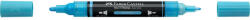 Faber-Castell Akril marker kétvégű MULTIMARK 148 Faber-Castell jégkék (68282) - irodaszerpiac