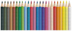 Faber-Castell Színes ceruza készlet háromszögletű GRIP Faber-Castell 24klf. szín (68131) - irodaszerpiac