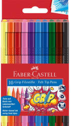 Faber-Castell Rostirón, filctoll készlet, GRIP Faber-Castell 10 klf. szín (68248) - irodaszerpiac