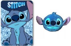 Disney Lilo és Stitch, A csillagkutya Happy Smile polár takaró és forma párna szett (EKING0810)