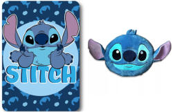  Disney Lilo és Stitch, A csillagkutya Feather Smile polár takaró és forma párna szett (EKING0804)
