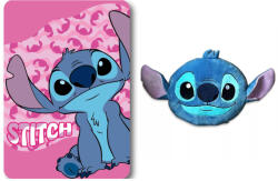 Disney Lilo és Stitch, A csillagkutya Wave Smile polár takaró és forma párna szett (EKING0806)