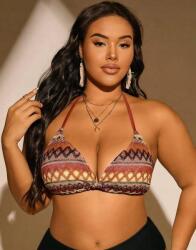 Shein Többszínű Klasszikus Mintás Bikini Felső Shein 52