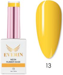 Everin Neon Rubber Base Everin 15ml 13 - Bază Rubber Galben Solar Neon (NRYDJ-13)
