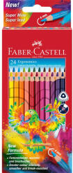 Faber-Castell Színes ceruza készlet háromszögletű papagáj Faber-Castell 24klf. szín (FC116544) - iroda-ellatas