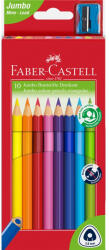 Faber-Castell Színes ceruza készlet háromszögletű Jumbo Faber-Castell 10klf. szín (FC116510) - iroda-ellatas