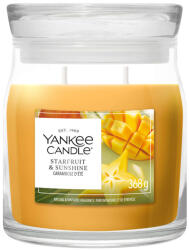 Yankee Candle Yankee Candle® Starfruit & Sunshine Signature közepes üveggyertya 368 g