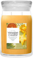 Yankee Candle Yankee Candle® Starfruit & Sunshine Signature nagy üveggyertya 567 g