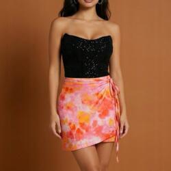 Boohoo Nyári mini strand szoknya Boohoo Xs