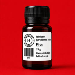  Folyékony gyertyaszínező, Bekro - piros, 15 g