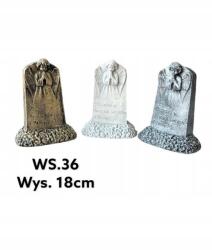 Mondex Talapzatos figura angyallal 7x14, 5x18cm arany (5905771400927)