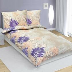 BellaTEX Lenjerie de pat din bumbac Bellatex Ferigă somon, 140 x 220 cm, 70 x 90 cm, 140 x 220 cm, 70 x 90 cm Lenjerie de pat