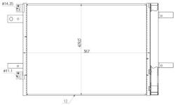 MTR Condensator, climatizare MTR 13054755 (13054755) - automobilus
