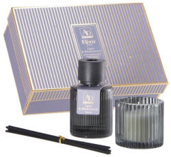 AdTrend Set parfum camera, lumanare parfumata Coacaze Negre si Lime 150 ml, 100 gr (117944C)