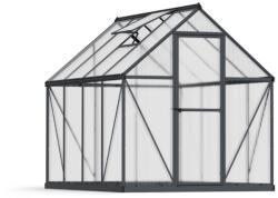 Palram Seră din policarbonat Canopia Mythos 1.85 X 2.47 m - Structură gri și panouri Twinwall