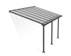 Palram Copertina terasa Olympia 3 X 4 aluminiu, GRI transparent - Canopia (704217)