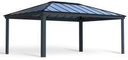 Canopia Carport auto din aluminiu Canopia Colorado 4.3x6.1m - Gri închis / Gri opac (707323)