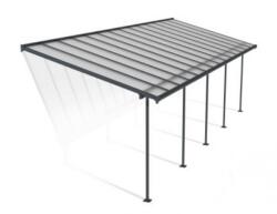 Palram Copertina terasa Sierra 3 X 8.5 aluminiu GRI inchis - Canopia (703189)
