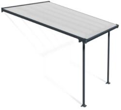 Palram Copertina terasa Feria 3X3.05 aluminiu GRI transparent - Canopia (702537)